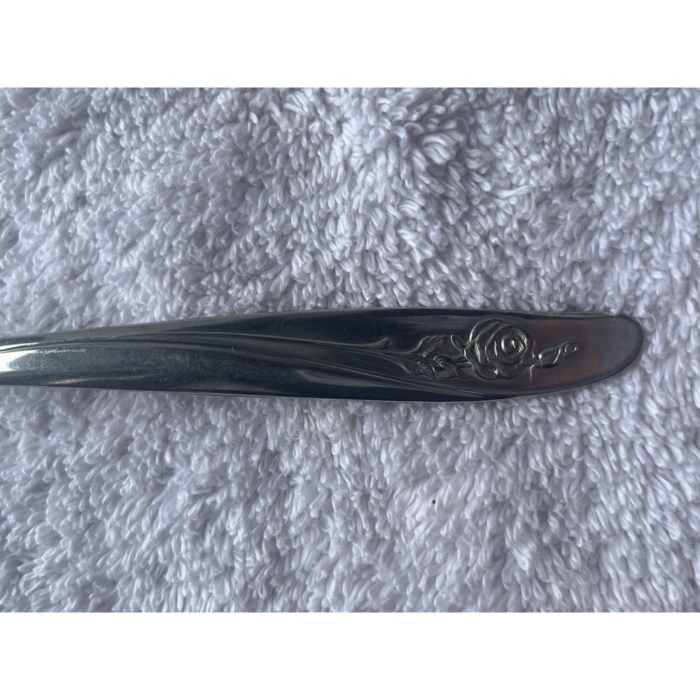 Oneida ROSEANNE Stainless Steel Flatware Cold‎ Meat Serving Fork
